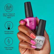 OPI Nail Lacquer Classic Nail Polish Colors | Blue &Amp; Green Shades | Crème, Shimmer, And Glitter Chip Resistant Nail-Polish | Fast Drying, Streak-Free Formula | 05 Fl Oz - ColorBB - 查看 3