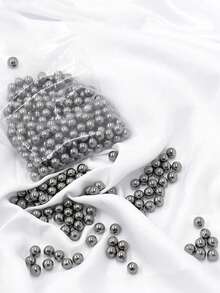 300颗户外狩猎装备弹弓钢珠，6/7/8毫米可选，光滑抛光耐用钢珠。弹弓专用配件，实心钢珠弹药，适用于狩猎、射击练习、户外靶场射击，是射击爱好者的实用礼物。 - 銀色 - 查看 4