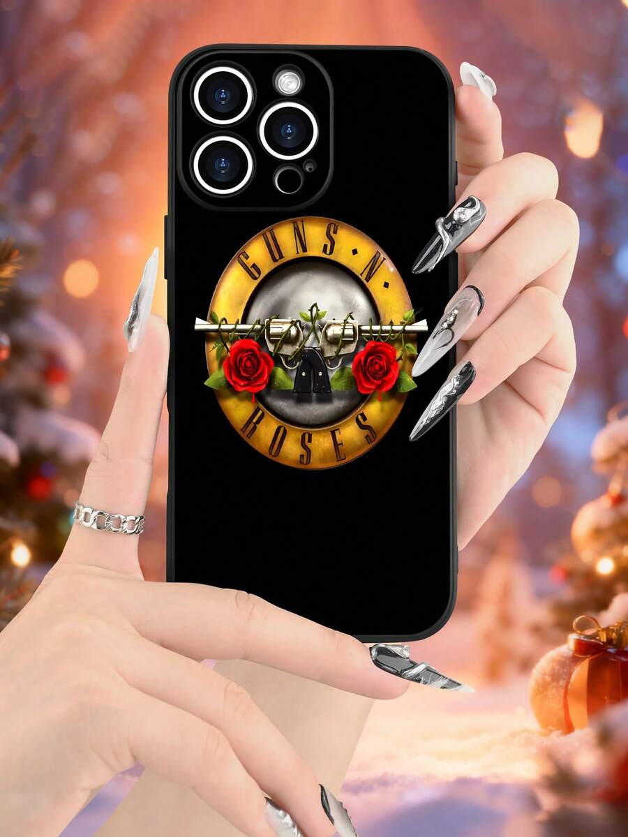 Funda Guns N' Roses para iPhone con diseño clásico banda rock, material resistente y detalles artísticos Cubierta de teléfono de colores mixtos con estampado completo para 17 PRO MAX/17 AIR/15 ProMax/16 PROMAX/Galaxy S22/S23/S24/S23 Plus/S24 Ultra/S25/A15/A33/A23, cubierta de Halloween, estética de cubiertas, cubierta 2D plana, cubierta vintage, cubierta de collage, cubierta de moda, cubierta con flores, cubierta cool, cubierta adorable, diseño de impresión UV, seguidores de , amantes de la moda - Color mixto 1 - Ver 1