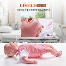 Modelo de infarto de  para bebés, maniquí de entrenamiento para obstrucción de las vías respiratorias, enseñanza de RCP - enseñanza de RCP - Ver 5