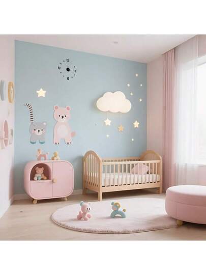 1pc Acrylic Silent Clock, Personalized Digital Klok Wand Home ation, Study, Living Room, Bedroom, Office, School, Festival ation Stickers,Home ,Room Birthday Graduation Bedroom Dormitory Back To School view 6