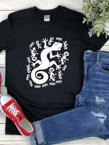LeopardGeckoShirt,GeckoLoverGift,ReptileShirt,LizardShirt,GeckoTShirt,ReptileLover,LeopardGeckoOwner..220g M-En's Basic Cotton T-Shirt - Unmatched ComforT-Suitable For All People, Whether WoM-En Or M-Enhigh-Quality Durable Fabric Suitable For All Seans,Ft To The Touch But Built To LastBreathabletops WoM.En Fall OutfiT.S For WoM.En VaC.Ation OutfiT.S WoM.En Halloween Costume - Black - View 1