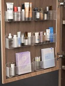 No-Drill Wall-Mounted Transparent Medicine Storage Box - Space-Saving Home And Dorm First Aid Storage Box - Multicolor - View 4