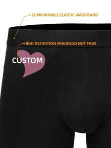 Customized One-Piece Item, Personalized Face Design Anniversary Couple Gift, Customized Underwear, Men's Personalized Underwear, Funny Gift For Boyfriend And Husband, Customized Lingerie - Multicolor - View 8