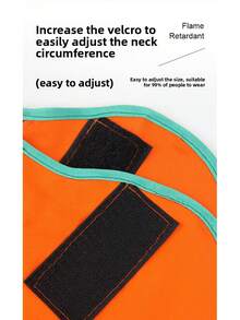 1件2025升级版阻燃焊接肩披，展开尺寸44*48厘米，包含防火头罩、防溅披肩、阻燃帽、工业防尘肩披，一体式头罩披肩设计，专用于焊接、金属打磨、切割作业的阻燃焊接披肩，保护肩颈免受火花和灼伤，工业安全防护。