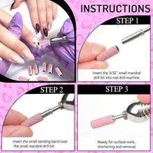 The 200pcs Ultra-Fine Sanding Ring Comes With 2 Sanding Shafts. It Is Used For Nail Sanding, Dead Skin Cleaning, Nail Surface Removal, And Nail Glue And Jewelry Removal. It Is For Single Use Only, Clean And Hygienic. It Is Suitable For Nail Salons And Nail Salons To Use When Removing Nails And Sanding Dead Skin For Customers. It Is The Best Nail Tool For Diy Nail Art