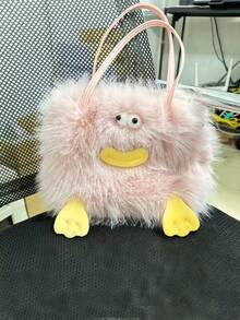 حقيبة يد وردية فاتحة ناعمة ، تصميم فريد ، مناسبة للخروجات ، الارتداء اليومي ، الكاجوال ، التنقل ، التسوق ، حقيبة كتف للنساء - وردي - مشاهدة 7