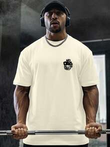 Men's Oversized T-Shirt No Days Off For Gym, Fitness, Streetwear Fashion, Daily Inspiration, Train Hard, Urban Style With Great Comfort - Kem - Xem 2