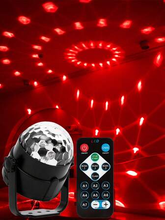 RGB Crystal Magic Ball Projector Light, USB Powered Colorful Disco Ball Lamp With RGB Magic Effect, Compact Projector Light Suitable For Home Karaoke, KTV, Bar Atmosphere Creation And Living Room Ambiance Improvement. Ideal For Birthday Party, Christmas, Spring Festival, New Year And Valentine's Day Decorations