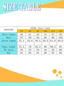 Tween Girls Letter Print Crew Neck Sweatshirt And Pants Set