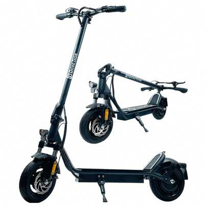 Scooter eléctrico plegable para adultos de 400W, rango 30-50 km, velocidad 30km/h, batería 13Ah, neumático de vacío sin cámara de aire de 10 pulgadas, capacidad de carga 265 libras, scooter eléctrico para desplazarse al trabajo
