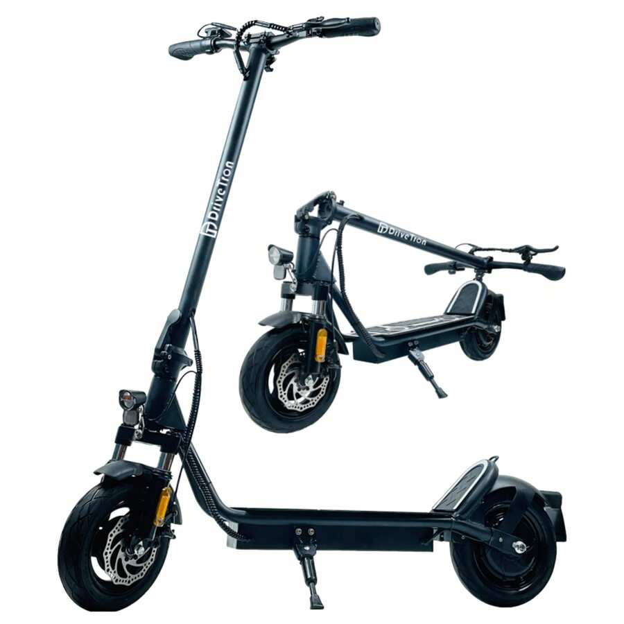 Scooter Batteries & Battery Chargers - Black - View 1