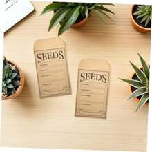 Holibanna 50 Piezas Mini Envelopes Auto-adhesive Seed Storage Bags para Flores Monedas y Artículos Organizador Portátil(default) - Multicolor - Ver 7