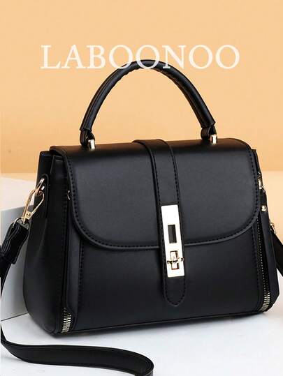 新款时尚百搭经典单肩包，复古简约托特包，手提包，斜挎包，纯色，PU皮革，女包，小众设计，精致，适合工作、日常购物、约会、外出