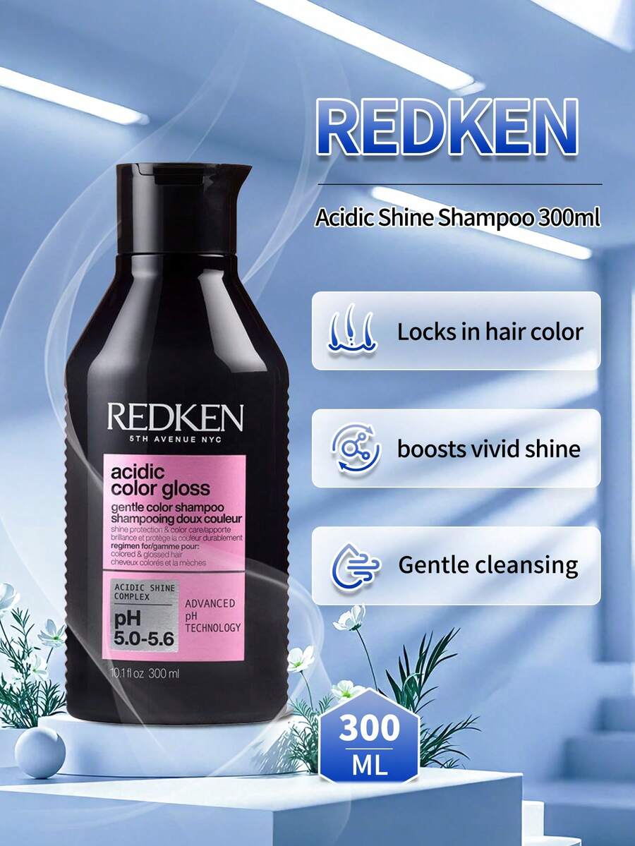 Redken 300ml Champú protector de color vívido - Negro - Ver 1