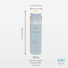 SLAWDisney Lilo And Stitch Harmony Water Bottle For Travel Or At Home 32oz Stainless Steel Is Leak-Proof When Closed And Vacuum Insulated With Straw Lid Carry Handle And 3D Artwork - 迪士尼<星際寶貝> - 查看 8