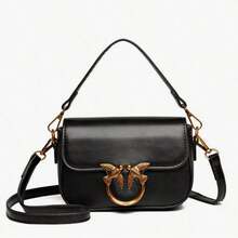 PK-Swallow Bag: Fashionable And Versatile One-Shoulder Crossbody Bag, Small Square Bag, Women's Bag, Lightweight Hip Bag With Multiple Compartments, Adjustable Belt And Zippered Pocket - 19*7*13CM - 查看 2
