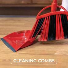 O-Cedar One Sweep Broom With Step-On Dustpan | Remove 99% With One Sweep | Lightweight Quiet Cleaning Tool | Ideal For Pet Owners - ColorA - 查看 5