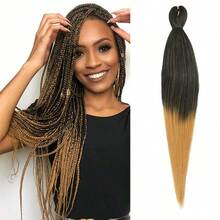 Braiding Hair Pre Stretched 26Inch Pre-Stretched Braiding Hair EZ Braid Yaki Texture Nthetic Hair Extensions For Crochet Box Braids - Multicolor - View 41