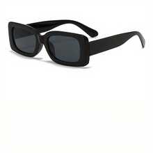 2025 Summer Fashion Square Frame Sunglasses For Women, High-End Street Style, Versatile, Face-Slimming, Men's Sunglasses - Gọng màu đỏ với tròng kính đen và xám. - Xem 3