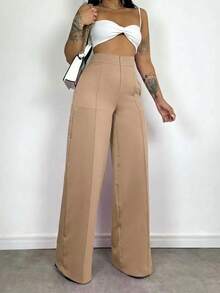 Women Pants - Marrón - Ver 1