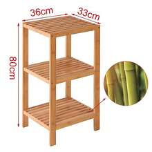 Floor-Standing Small Bamboo Storage Rack For Home Use, Large-Capacity Multi-Layer Bamboo Bookshelf For Living Room And Kitchen, Moso Bamboo Shelf, Floor-Standing Narrow Shelf, Living Room Storage Cabinet, Kitchen And Balcony Flower Rack, Bamboo Storage Cabinet Products.