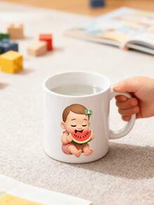 1/2/4pcs Personalized Photo Mugs [Hot Selling Gift] Photo Printed Mugs, Customized 2D Photo Mugs, Office Desk Mugs, Creative Coffee Cups, Creative Birthday/Anniversary/Valentine's Day Gifts - Multicolor - View 9