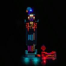 Kit de luz mejorado compatible con Tower Building Set, decoracin de luces compatibles con 21279 modelo no incluido - amarillo - Ver 1