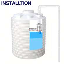 Válvula de Control Automático de Nivel de Agua 1/2 Pulgada - Sistema de Cierre con Flotador, Válvula de Relleno Automático con Mecanismo de Flotador, Compatible con Rosca BSP/NPT, 10-150 PSI, Ideal para Piscinas, Tanques y Torres de Agua. - Válvula de flotador de 1/2" - Ver 3