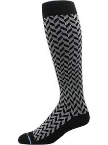 4 pares para hombre, Dr. Motion Athletic - Calcetines altos de compresión graduados para viajero. - Mcomp-sl3 - Ver 3