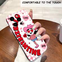1PC Phone Case ,  Valentine Heart Cowgirl Checkered Love , Stylish Phone Case, Phone Decoration, All-around Lens Protection, Creative Small Gift, Funny Gift for Boys and Girls - Negro - Ver 2
