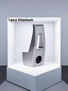 1个摩托车脚踏挂钩，电动自行车/踏板车配件，铝合金阳极氧化挂钩，通用前置挂钩，摩托车配件，黑色/蓝色/红色/银色/钛色可选