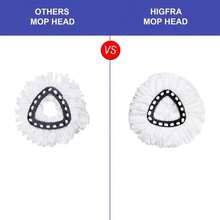 Spin Mop Replacement Head 4 Pack Mop Refill Compatible With Ocedar Triangle Swivel Mops Microfiber Swivel Mop Refill,Deep Clean,Machine Washable And Easy To Replace - ColorC - 查看 2