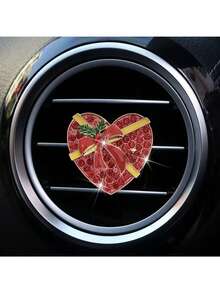 Decoraciones de árbol de Navidad con copos de nieve brillantes para rejillas de ventilación de coche, decoraciones de interior de coche, decoraciones de gorro de Papá Noel, difusores de ventilación, clips ambientadores de coche, adornos aromáticos, decoraciones navideñas, regalos festivos, accesorios de coche.