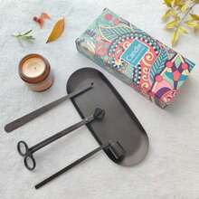 不锈钢烛芯修剪器、灭烛器、蜡烛剪刀 - 彩色 - 查看 9