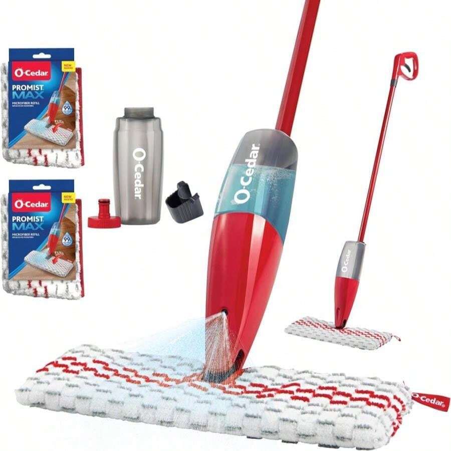 O-Cedar ProMist MAX Spray Mop, PMM With 2 Extra Refills, Red - ColorB - View 1