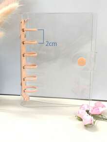 2pcs Loose Leaf Binder With Clear Cover - Ideal For Loose Leaf And Spiral Notebooks, Easy To Organize And Quick Access