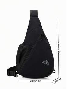 Bolso de pecho de gran capacidad para hombres, bolso bandolera casual de estilo hip hop para viajes, bolso de hombro de nailon para almacenamiento, bolso de cintura, casual de negocios, regalo del Día de San Valentín, bolso negro, bolso universitario, bolso de hombro, mochila casual multifuncional de gran capacidad para senderismo y viajes, regalo elegante para vacaciones, Acción de Gracias y Navidad para hombres, FILWHITE - Multicolor - Ver 3