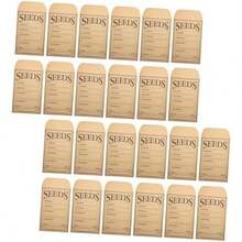 Holibanna 50 Piezas Mini Envelopes Auto-adhesive Seed Storage Bags para Flores Monedas y Artículos Organizador Portátil(default) - Multicolor - Ver 2