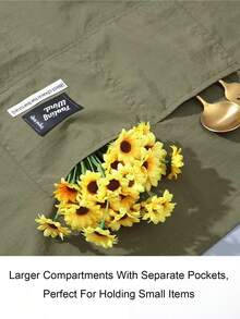 Apron With Pockets, Waist Apron, Women's Apron With Pockets, Kitchen Cooking Apron, Waterproof Cotton Apron With Front Pocket, Suitable For Kitchen, Cooking, Painting, Baking, Service, Hairdressing And Other Occasions