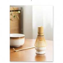 Juego de licuadora Matcha batidor de bambú natural batidor de té Chashaku para accesorios para hacer té Matcha(3) - 6 - Ver 6