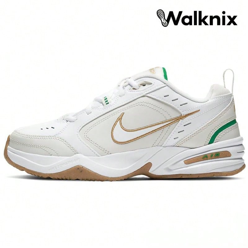 Nike Air Monarch IV 'White Lucky Green Gold' Phantom-Grey Metallic-Gold Sneakers Men 415445-103 - 彩色 - 查看 1