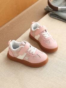 Children's Canvas Sneakers, Boys & Girls Sports Shoes, Soft Sole Casual Shoes, Spring New Kids Shoes - Pink - View 5