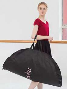 Sansha French Tutu Skirt With Non-Woven Ballet Performance Skirt Storage Bag, Tote Bag - Black - View 3