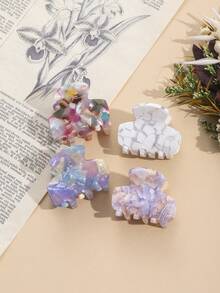 Kẹp tóc mini bằng acetate nhẹ, thời trang, thanh lịch, đơn giản và nhiều màu sắc, phù hợp cho các hoạt động hàng ngày, giải trí, tiệc tùng, đi làm, du lịch, tạo kiểu tóc, rửa mặt, trang điểm và phối đồ. Kẹp tóc, ghim cài tóc, phụ kiện tóc dạng càng cua. - Nhiều màu - Xem 5