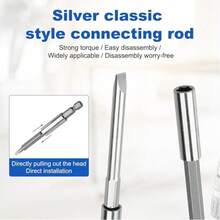 10 Pieces Extension Socket Drill Bit Holder 1/4 Inch Hexagonal Power Tool, 2.36 Inches Long, Improves Power Tool Efficiency, Screwdriver Head Holder Quick Release Hexagonal Shank Drill Bit Extender Adapter Set, Suitable For Screw Nut Drills - Black - View 5