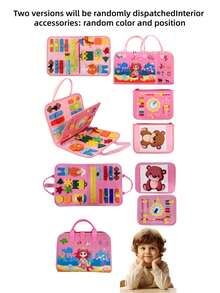 幼儿生日礼物，忙碌板玩具，感官玩具，培养基本生活技能，益智玩具，提升智力和科学素养，趣味旅行活动，万圣节和圣诞节的完美礼物