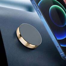 Magnetic Car Phone Holder, Universal Adhesive Car Navigation Bracket, Air Vent Alloy Car Magnetic Suction Holder, Freely Stick At Home