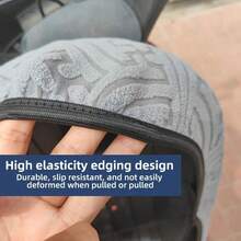 Easypie Selection 新款高弹摩托车保暖罩，采用柔软优质面料，运用弹性技术，设计舒适贴合，适用于各种女士踏板车和电动车，四季皆宜，防烫防滑。 - 紋理座椅套 - 查看 8