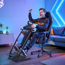 Soporte de volante de carreras plegable para simulador de cabina G29, G27, G920 y G923 - Negro - Ver 1